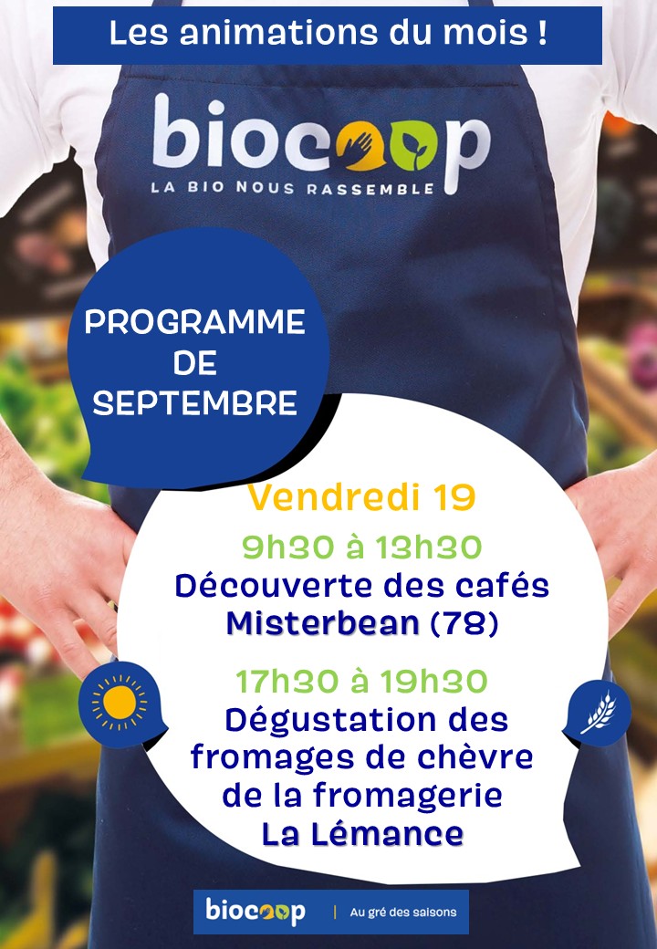 Les animations du mois en magasin !