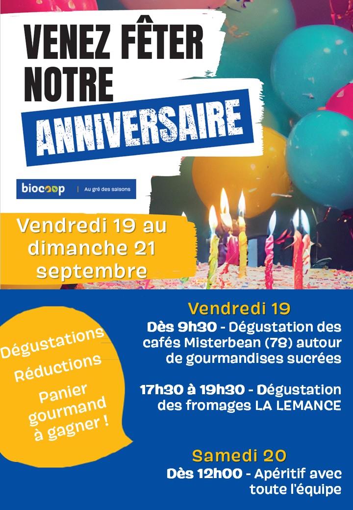 Le magasin fête ses 4 ans !
