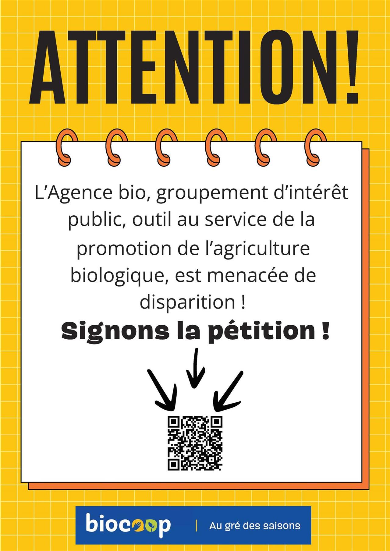 Soutenons l'Agence Bio !