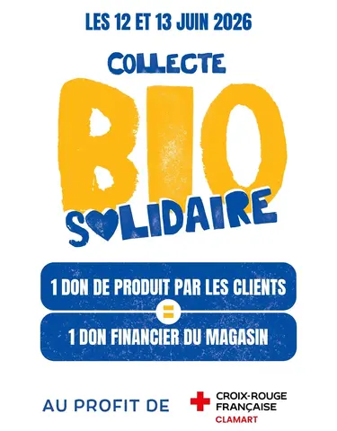 Collecte solidaire 12 & 13 juin 2026 !