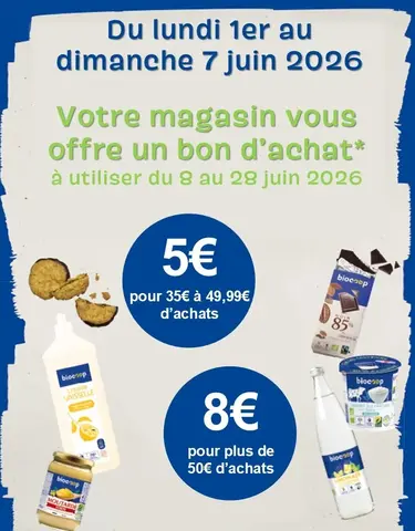 Opération bons d'achats !