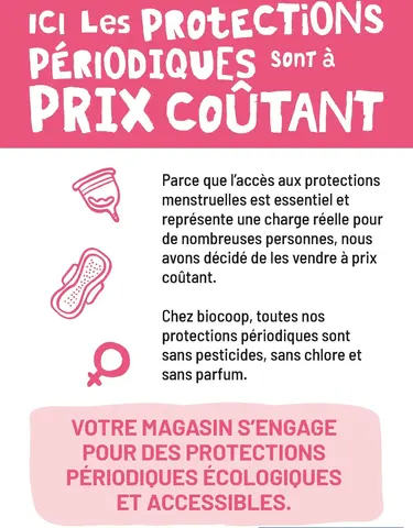 L'hygiène féminine à prix coûtant !