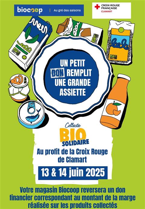 Collecte Bio Solidaire dans votre magasin !
