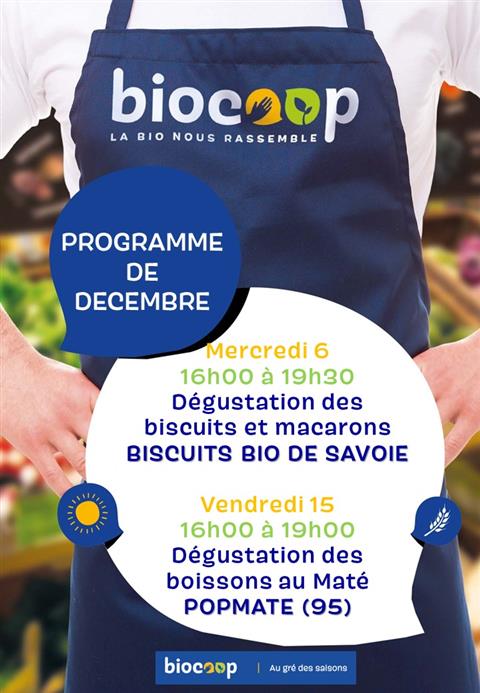Les animations de décembre en magasin !