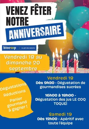 Célébrons ensemble les 5 ans du magasin !