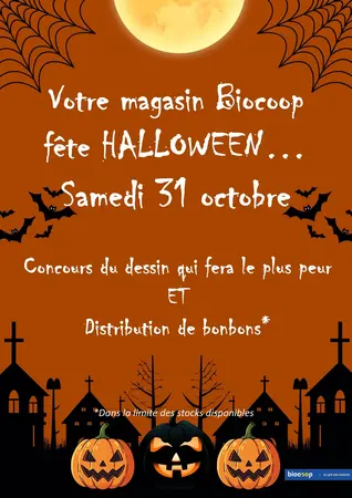 Halloween arrive chez Biocoop ! 