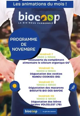 Les animations de novembre en magasin !