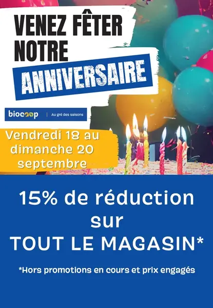 🎉🎂 C’EST PARTI POUR 3 JOURS DE FÊTE ! 🎂🎉