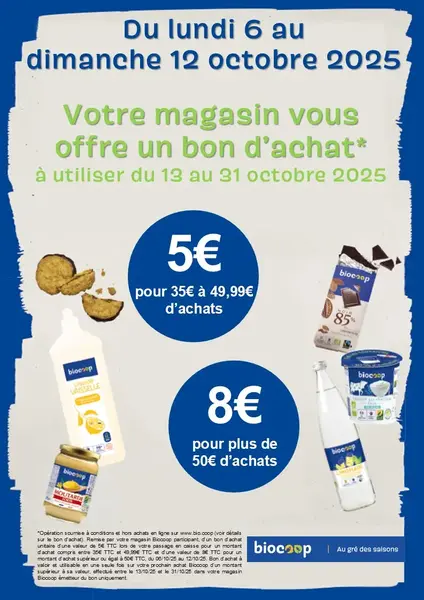 Opération Bons d'achats !