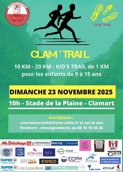 Nous soutenons le Clam'Trail