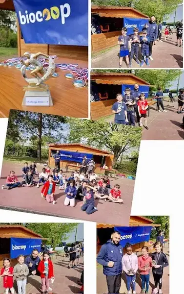 Course enfants Biocoop organisée par le Club d'Athlétisme de Clamart